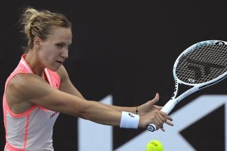 Viktorija Golubic n'est plus qu'à un match de rejoindre le tableau principal de l'Open d'Australie (archives). KEYSTONE/AP/LOUISE DELMOTTE